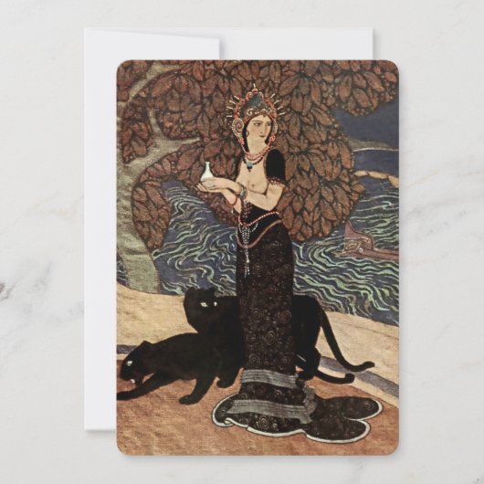 "Circe the Enchantress" von Edmund Dulac Einladung (Vorderseite)