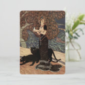 "Circe the Enchantress" von Edmund Dulac Einladung (Stehend Vorderseite)