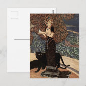 "Circe the Enchantress" von Edmund Dulac Postkarte (Vorne/Hinten)