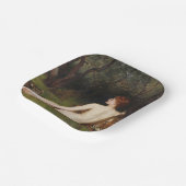 Circe (verführerische Göttin) (von John Collier) Pappteller (Gewinkelt)