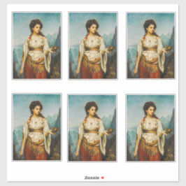 Circe von Jean Jules Bardin (1875) Aufkleber