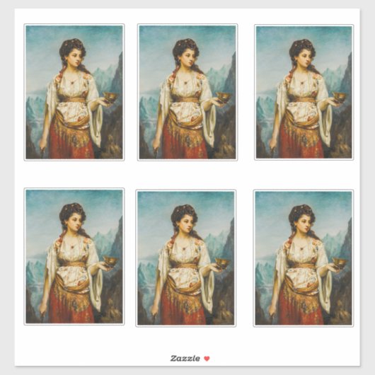 Circe von Jean Jules Bardin (1875) Aufkleber (Blatt)