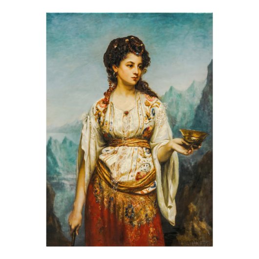 Circe von Jean Jules Bardin (1875) Fotodruck (Vorne)