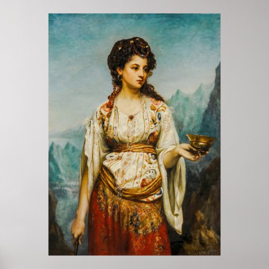 Circe von Jean Jules Bardin (1875) Poster (Vorne)