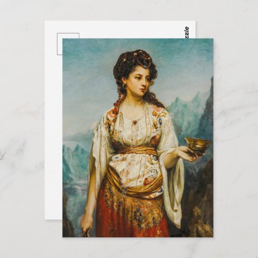 Circe von Jean Jules Bardin (1875) Postkarte (Vorne/Hinten)