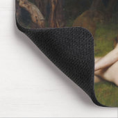 Circe (Woman and Big Wild Cats) (by John Collier) Mousepad (Ecke)