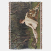 Circe (Woman With Wild Tiger) (by John Collier) Decke (Vorderseite Vertikal)