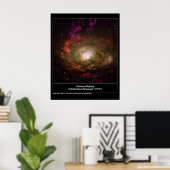 Circinus Galaxy Hubble Telescope Poster (Heimbüro)