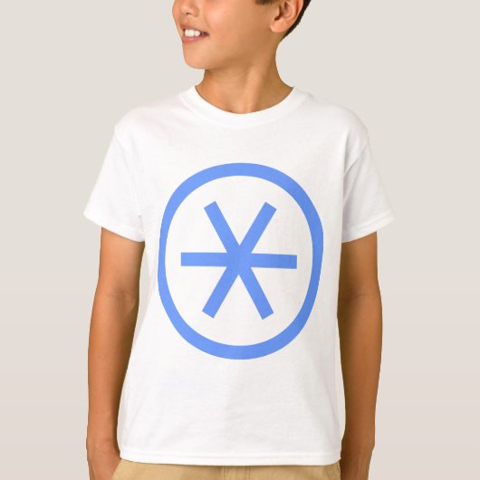 Circlated Asterisk T-Shirt (Vorderseite)