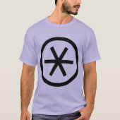 Circlated Asterisk T-Shirt (Vorderseite)