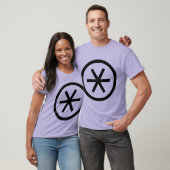 Circlated Asterisk T-Shirt (Unisex)