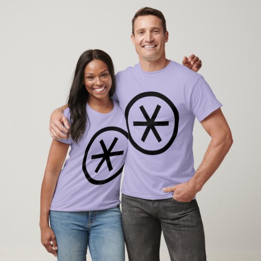 Circlated Asterisk T-Shirt (Unisex)