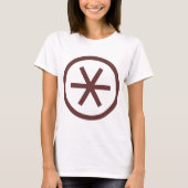 Circlated Asterisk T-Shirt (Vorderseite)