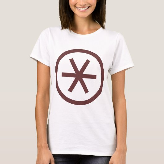 Circlated Asterisk T-Shirt (Vorderseite)