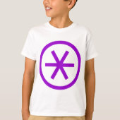 Circlated Asterisk T-Shirt (Vorderseite)