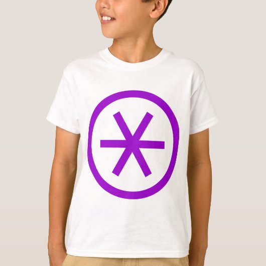 Circlated Asterisk T-Shirt (Vorderseite)