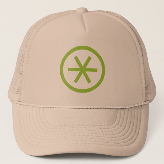 Circlated Asterisk Truckerkappe (Vorderseite)