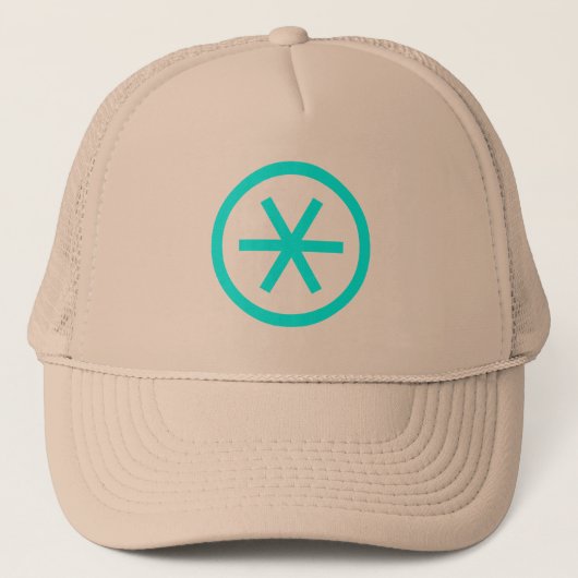 Circlated Asterisk Truckerkappe (Vorderseite)