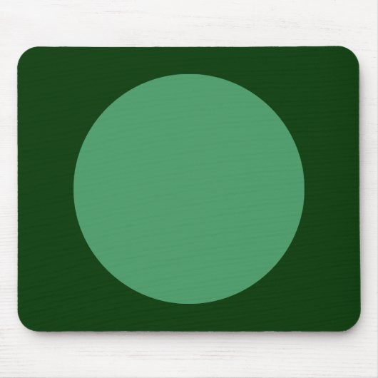 Circle - Army Green und Dk Green Mousepad (Vorne)
