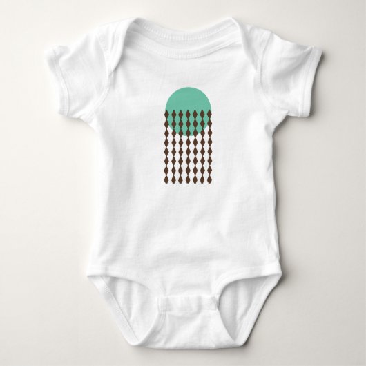 Circle Art Baby Bodysuit Strampler (Vorderseite)