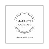 Circle Art Briefmarke Gummistempel (Prägung)