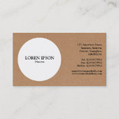 Circle - Art Deco - Karte (Rückseite)