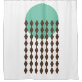 Circle Art Duschvorhang (Vorderseite)