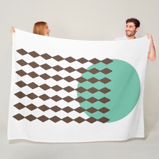 Circle Art Fleecedecke (Beispiel)