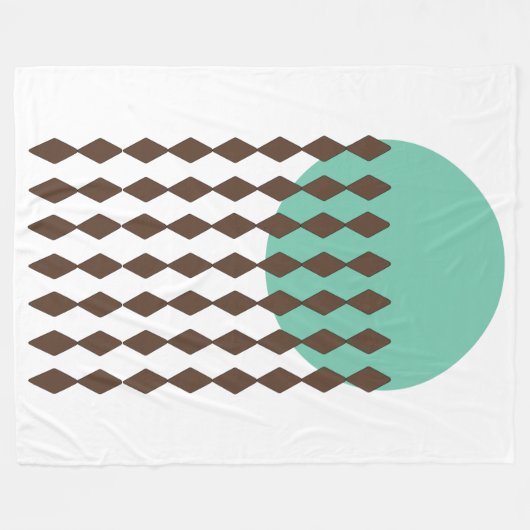 Circle Art Fleecedecke (Vorderseite (Horizontal))