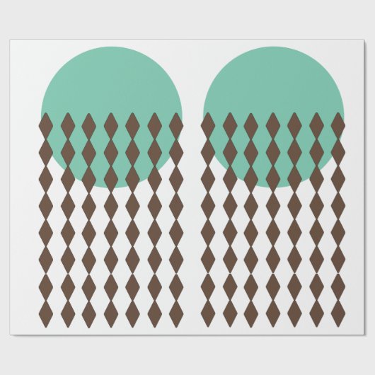 Circle Art Geschenkpapier (Flach)