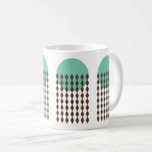 Circle Art Kaffeetasse (VorderseiteRechts)