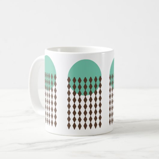 Circle Art Kaffeetasse (Vorderseite Links)