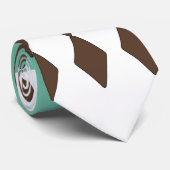 Circle Art Krawatte (Gerollt)