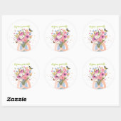 Circle Aufkleber "Grow Yourself" (Blatt)