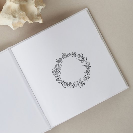 Circle Blume Journal Gummistempel