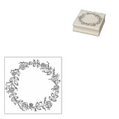 Circle Blume Journal Gummistempel (Stempel)