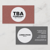 Circle - Brick Visitenkarte (Vorne/Hinten)