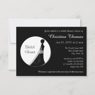Circle Bride - 3x5 Bridal Dusche Einladung