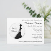 Circle Bride - 3x5 Bridal Dusche Einladung (Stehend Vorderseite)