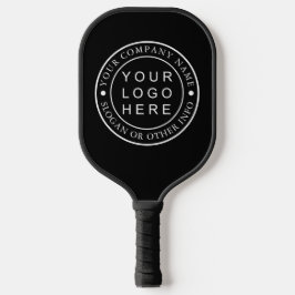 Circle Business Company Logo Black  Pickleball Schläger