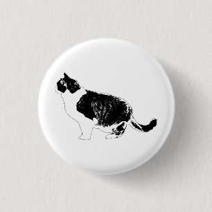 Circle Cat, weiche Haltung Button