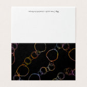 Circle Chain Rainbow Card (Außenseite Aufgefaltet)