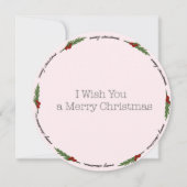 Circle Christmas Card Feiertagskarte (Vorderseite)