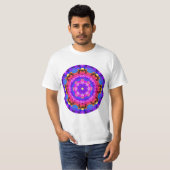 Circle Colorful Mosaic Design T - Shirt (Vorne ganz)