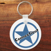 Circle Connecticut Schlüsselanhänger (Vorderseite)