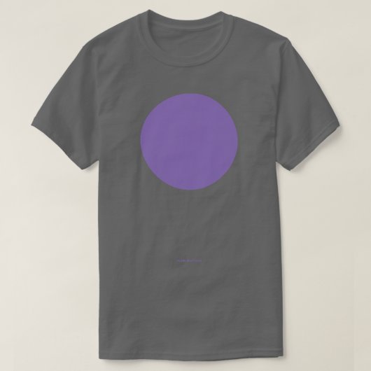 Circle Crayola Middle Blue Lila T-Shirt (Design vorne)