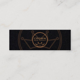 Circle Crown Logo Mini Visitenkarte