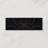 Circle Crown Logo Mini Visitenkarte (Rückseite)