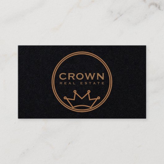 Circle Crown Logo Visitenkarte (Vorderseite)