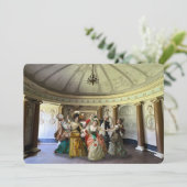 Circle Dance Feiertagskarte (Stehend Vorderseite)